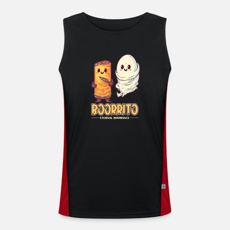 Boorrito - Burrito Ghost Halloween : L'éternel Débardeur respirant contrasté Homme 