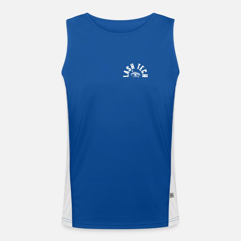 Wimperntechniker Taschen Design Funktionelles Kontrast-Tank Top für Männer 