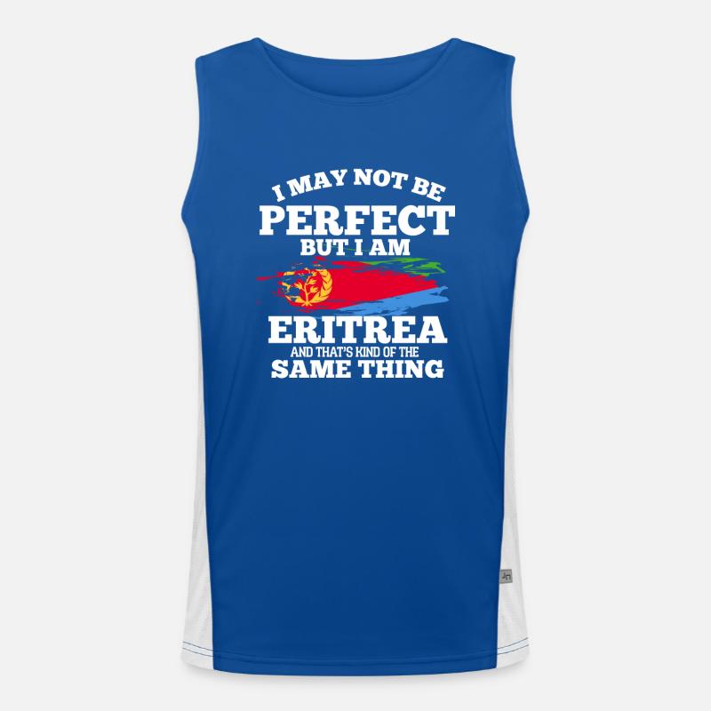 Eritrea Funktionelles Kontrast-Tank Top für Männer 