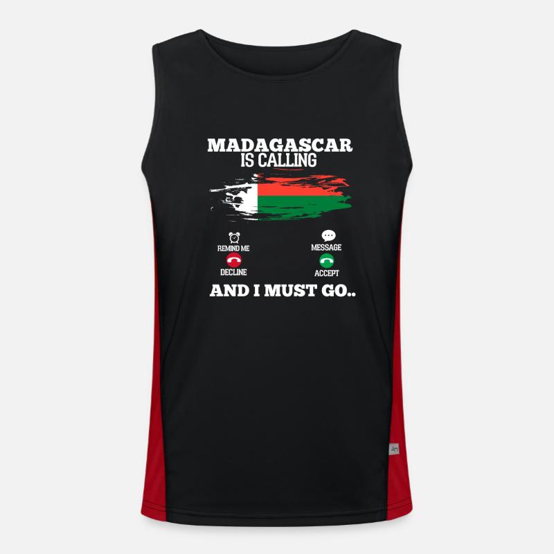 Madagascar Débardeur respirant contrasté Homme 
