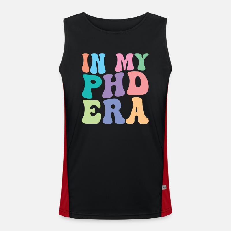 PHD Retro Groovy dans mon ère PHD Débardeur respirant contrasté Homme 