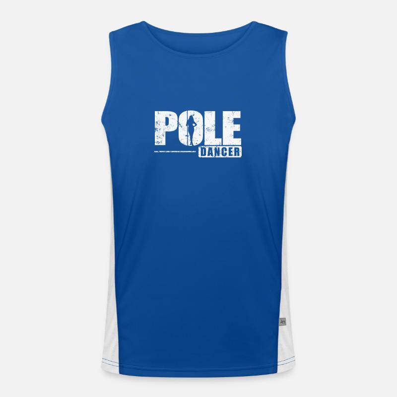 Pole Dancer Stange Tanzen Funktionelles Kontrast-Tank Top für Männer 