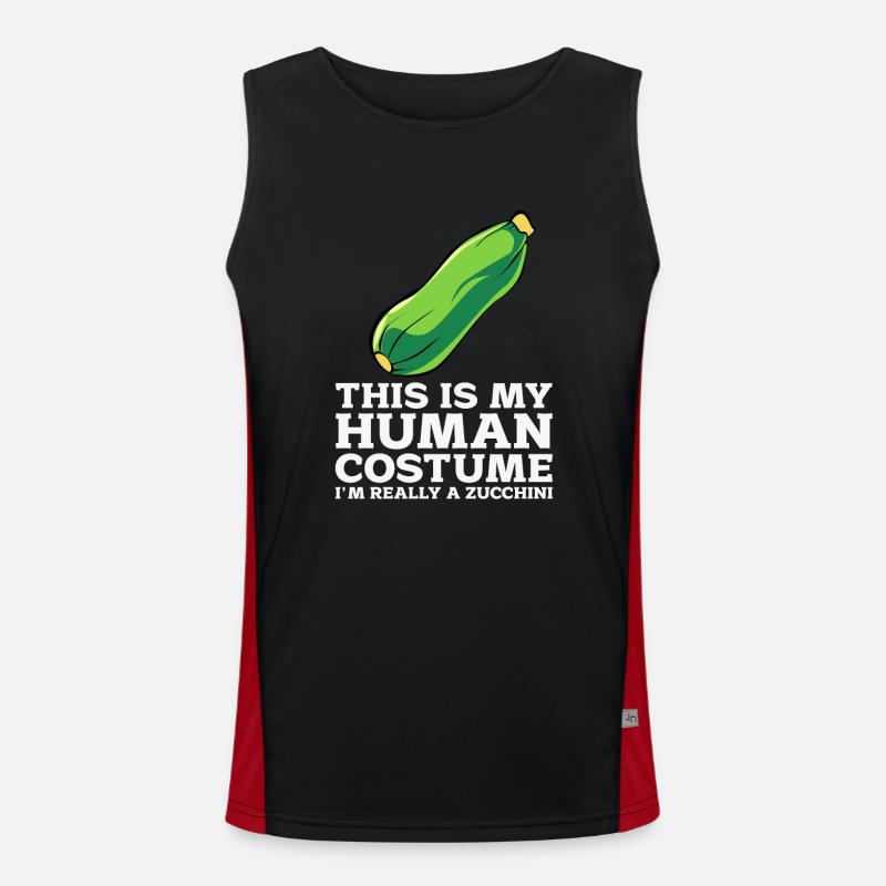 Courgette Débardeur respirant contrasté Homme 