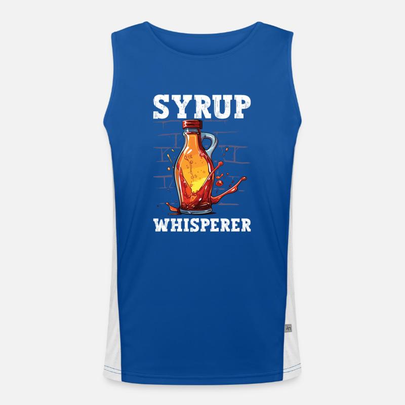 Tradition et cônes de Maple Sirop Canada Débardeur respirant contrasté Homme 