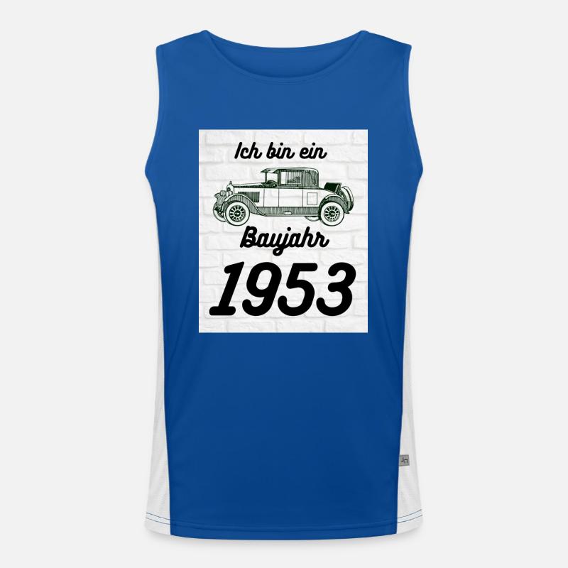 Oldtimer Funktionelles Kontrast-Tank Top für Männer 