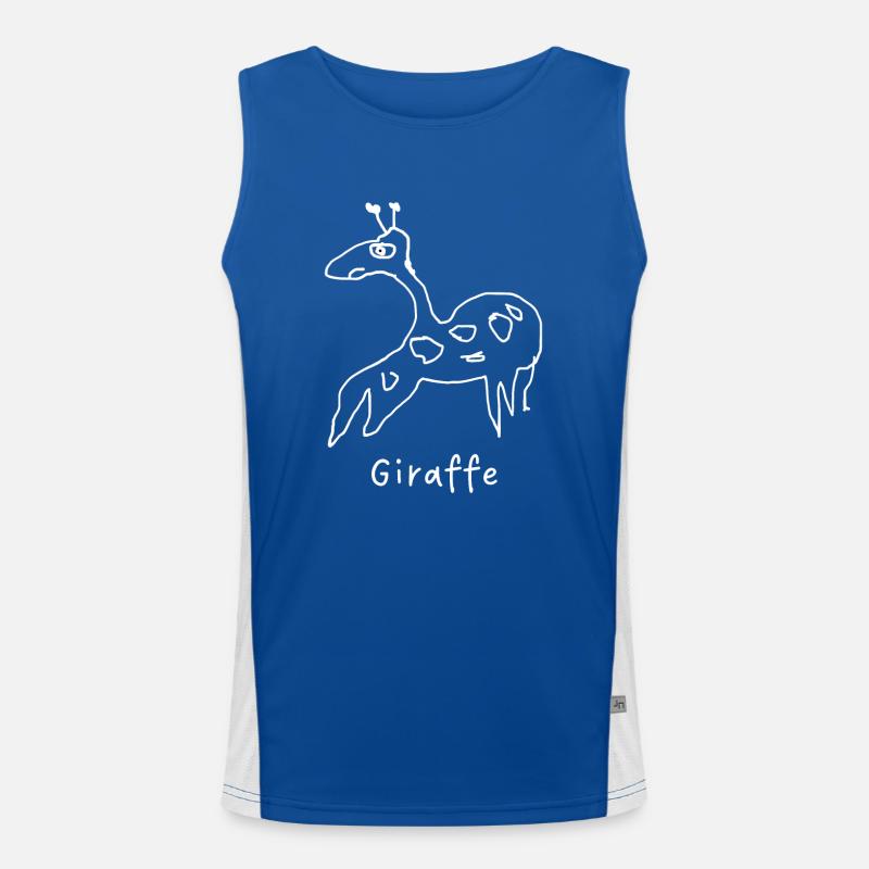 Giraffe Men's Functional Contrast Tank Top 