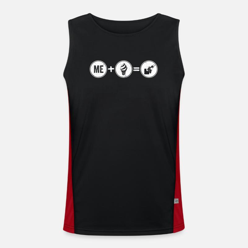 Lactose Intolerant Dairy Intolerance Dairy Vegan Men's Functional Contrast Tank Top 
