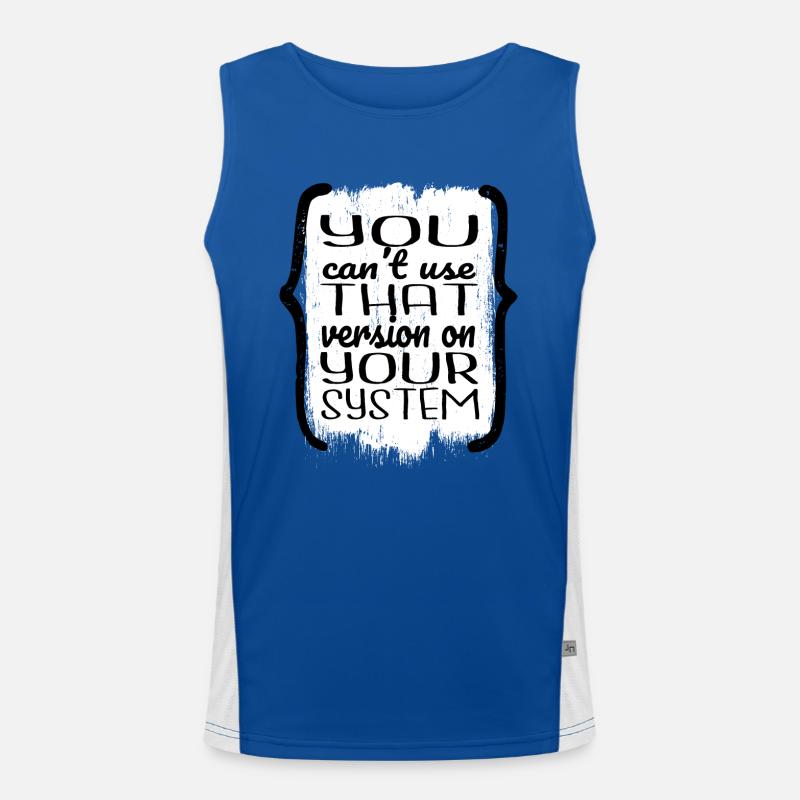 Père Blagues C Sharp Programmation Anniversaire Fun Débardeur respirant contrasté Homme 