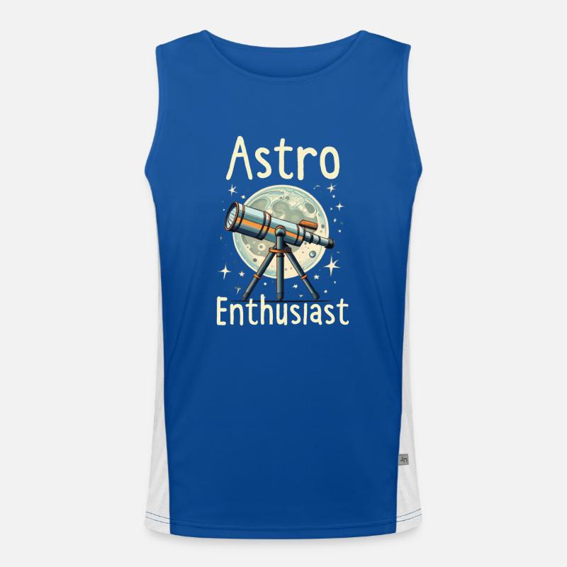 Astrophotography Astronomy Space Camera Men's Functional Contrast Tank Top 