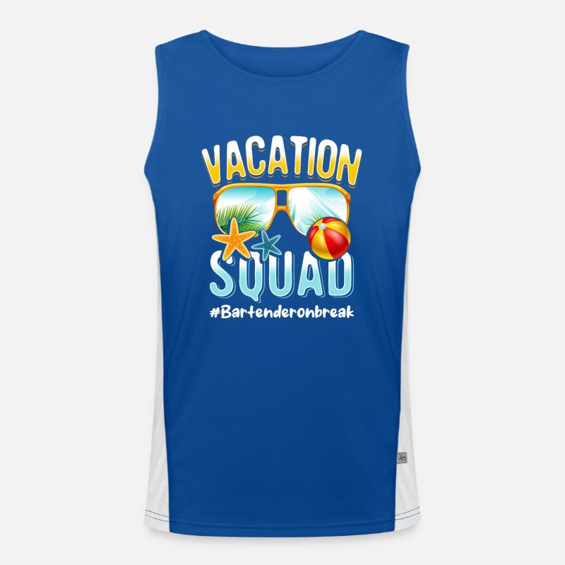 Barman Vacation Squad #Bartenderonbreak Débardeur respirant contrasté Homme 