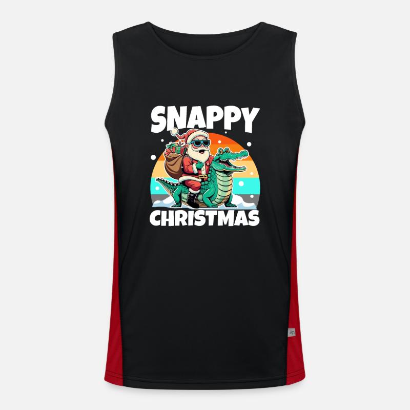 Snappy christmas Men's Functional Contrast Tank Top 