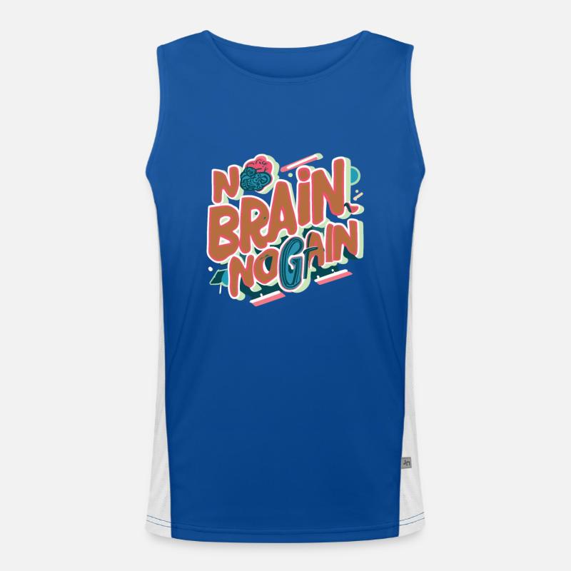 Nerd Nerds Nerd Sprüche Nerd Geschenke Funktionelles Kontrast-Tank Top für Männer 