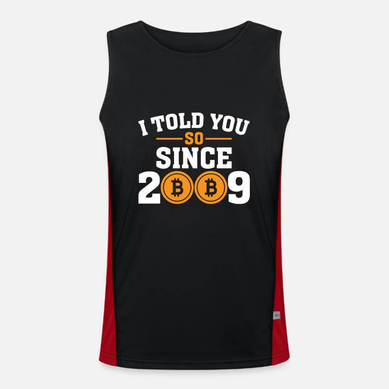 I've been telling you since 2009 Men's Functional Contrast Tank Top 