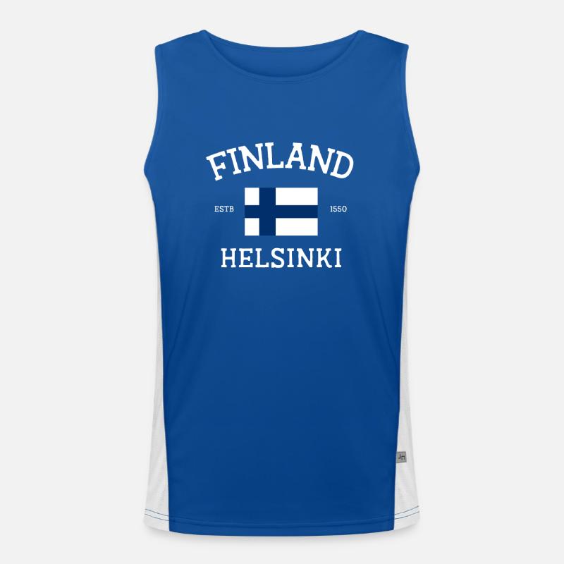 Finland Men's Functional Contrast Tank Top 