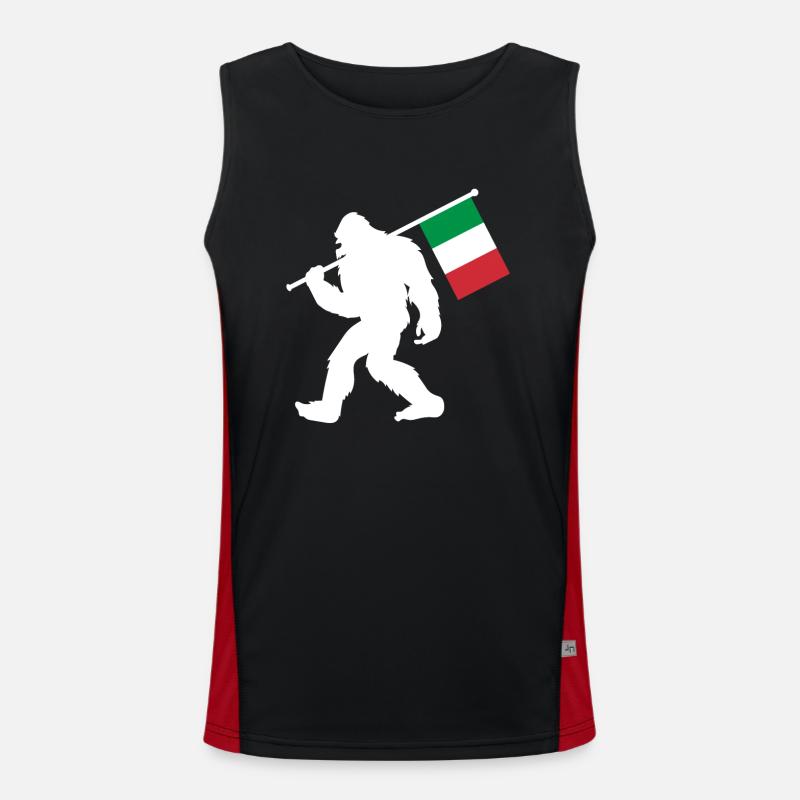 Italien Funktionelles Kontrast-Tank Top für Männer 