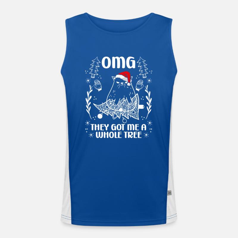 Sie Haben Mir Einen Ganzen Baum Funktionelles Kontrast-Tank Top für Männer 