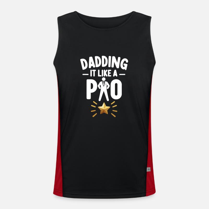 Dadding wie ein Profi Funktionelles Kontrast-Tank Top für Männer 
