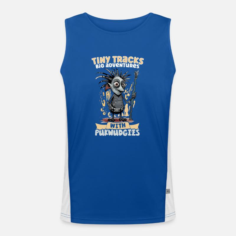 Pukwudgie Kryptide Folklore Mythen Kryptozoologe Funktionelles Kontrast-Tank Top für Männer 