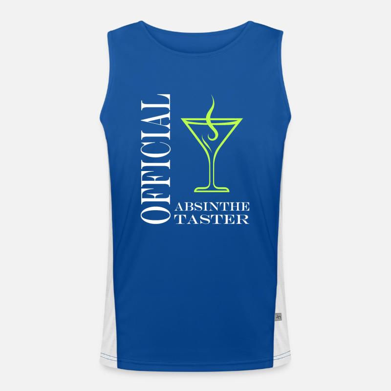 Official absinthe taster Men's Functional Contrast Tank Top 