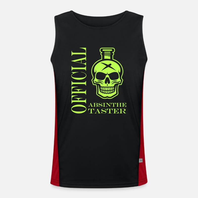 Official absinthe taster Men's Functional Contrast Tank Top 