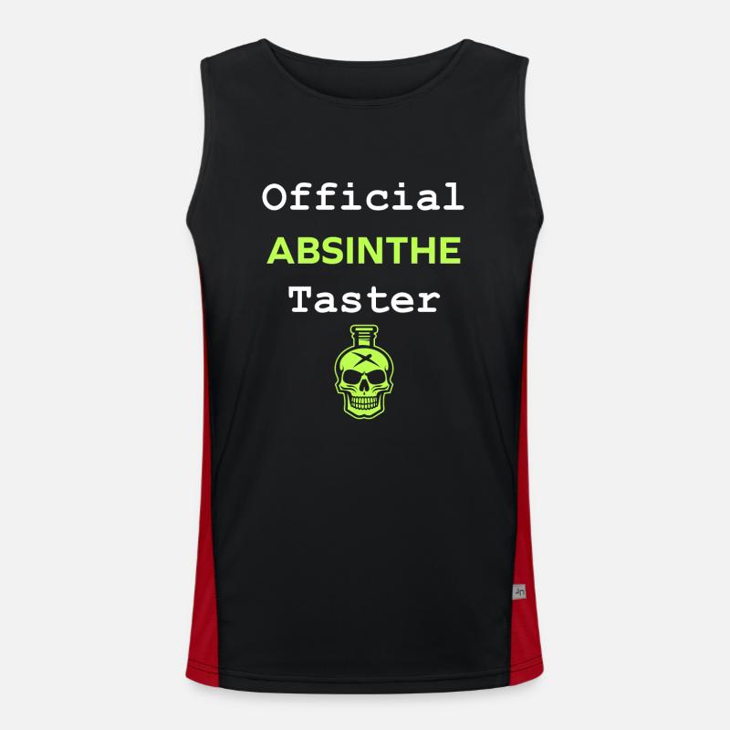 Official absinthe taster Men's Functional Contrast Tank Top 
