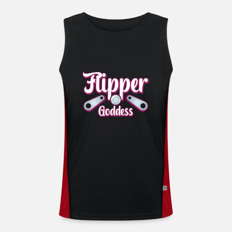 Flipper Déesse Flipper Flippers Idées De Cadeaux Débardeur respirant contrasté Homme 