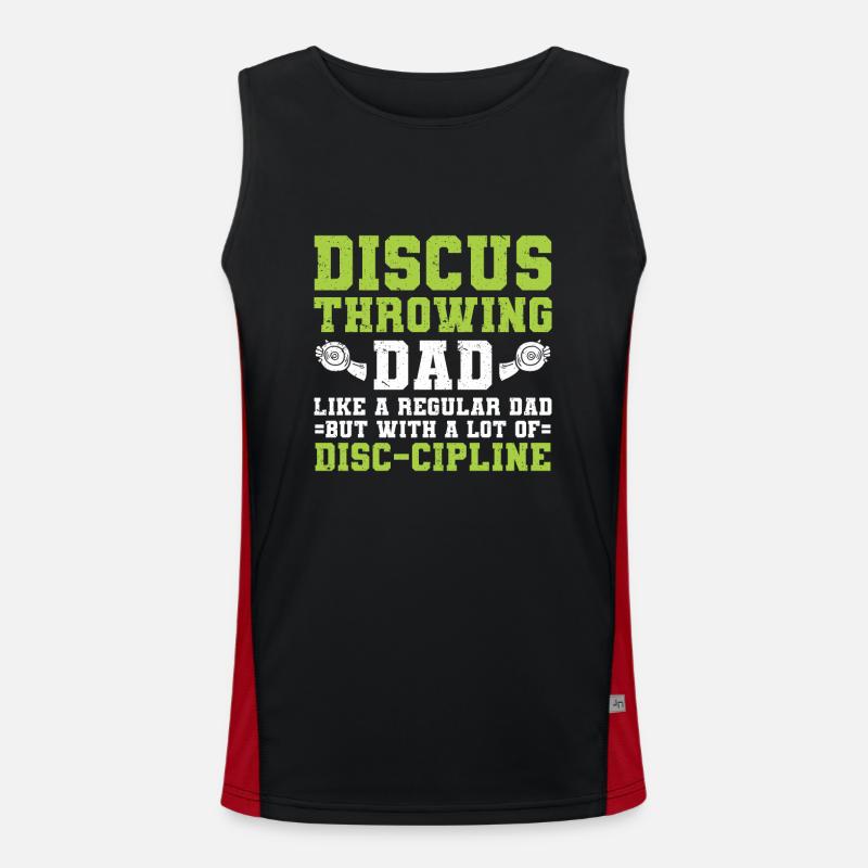 Discus thrower Athletics Disc throw Men's Functional Contrast Tank Top 