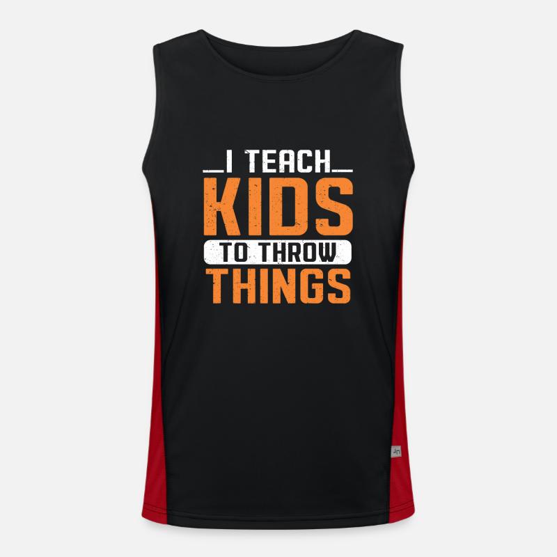 Discus thrower Athletics Disc throw Men's Functional Contrast Tank Top 
