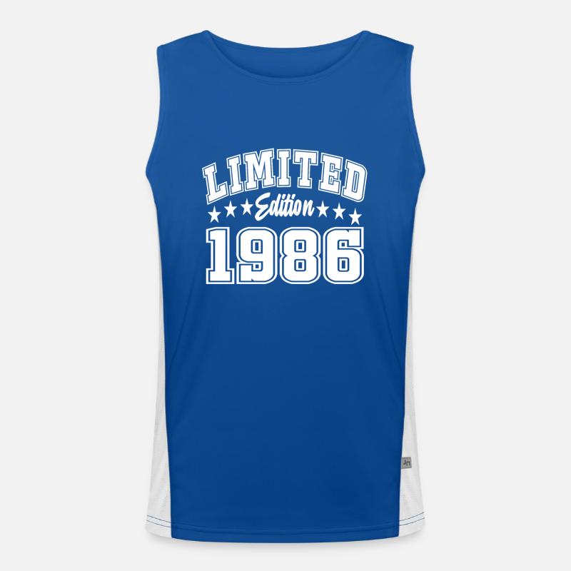 Édition limitée 1986 Débardeur respirant contrasté Homme 