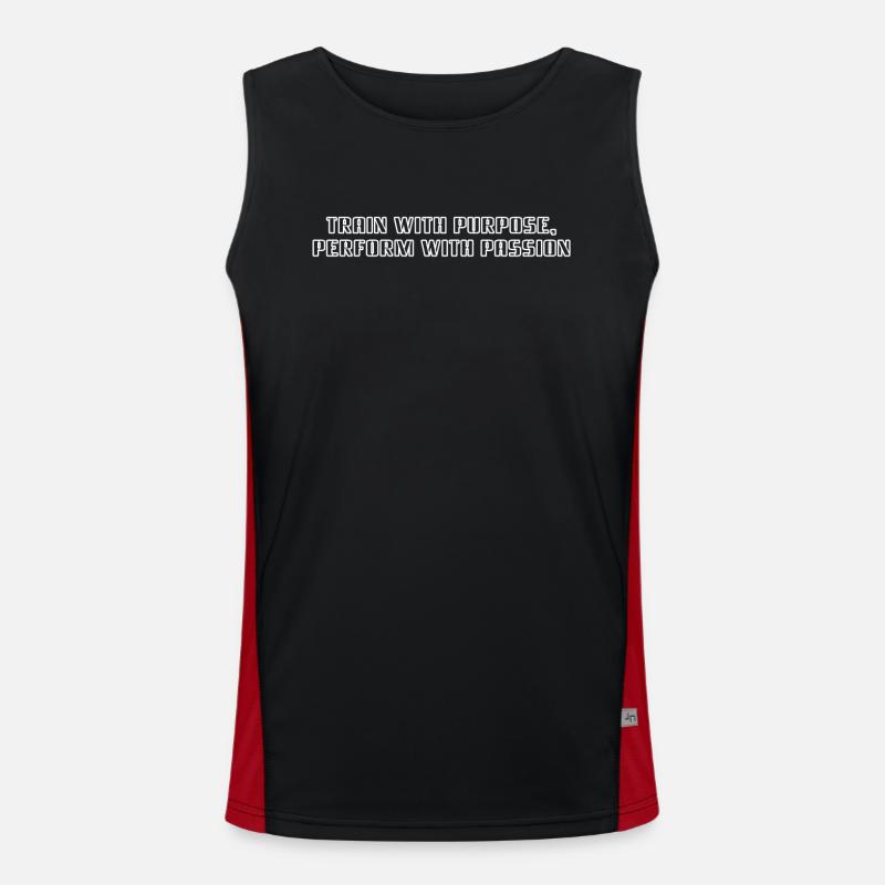 Fitness - Train with purpose, perform with Men's Functional Contrast Tank Top 
