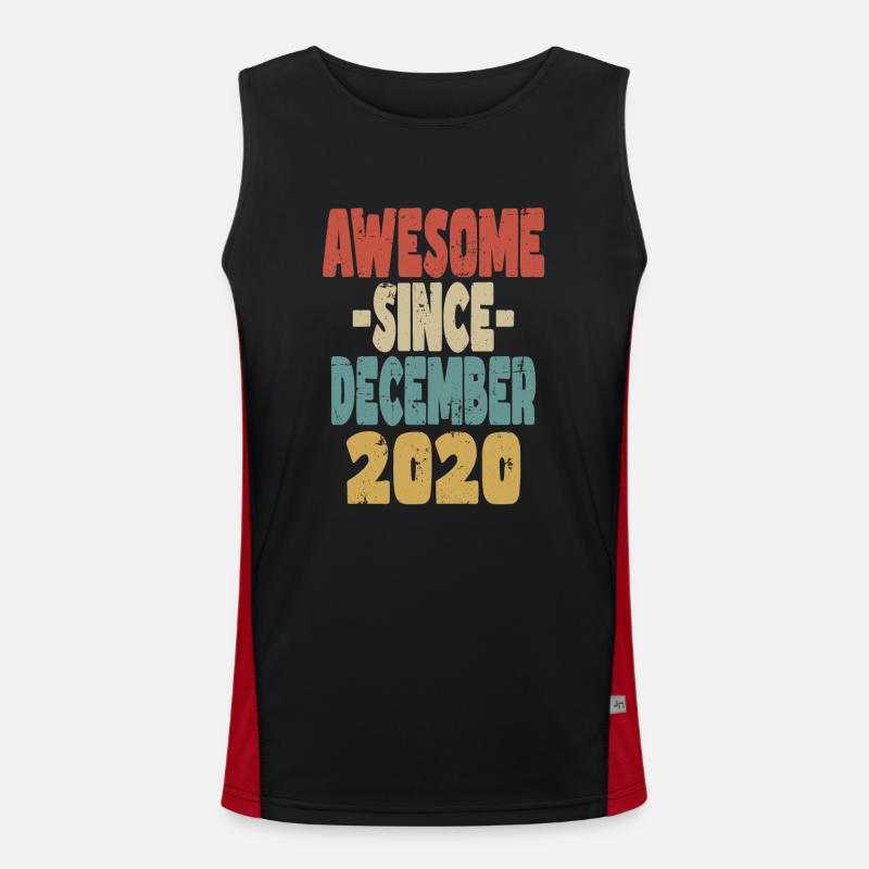 Awesome December 2020 Men's Functional Contrast Tank Top 