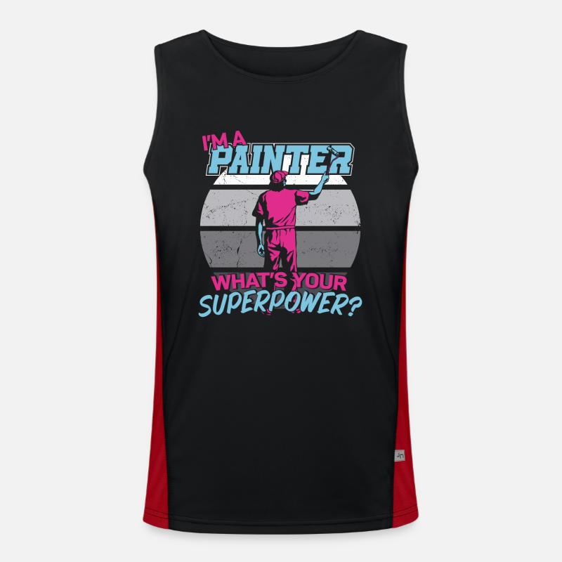 House Painter Decorator I'm A Men's Functional Contrast Tank Top 