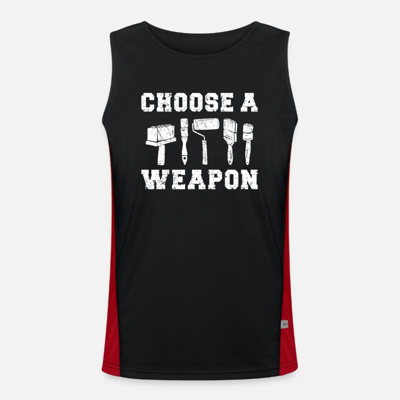 House Painter Decorator Paint Funktionelles Kontrast-Tank Top für Männer 