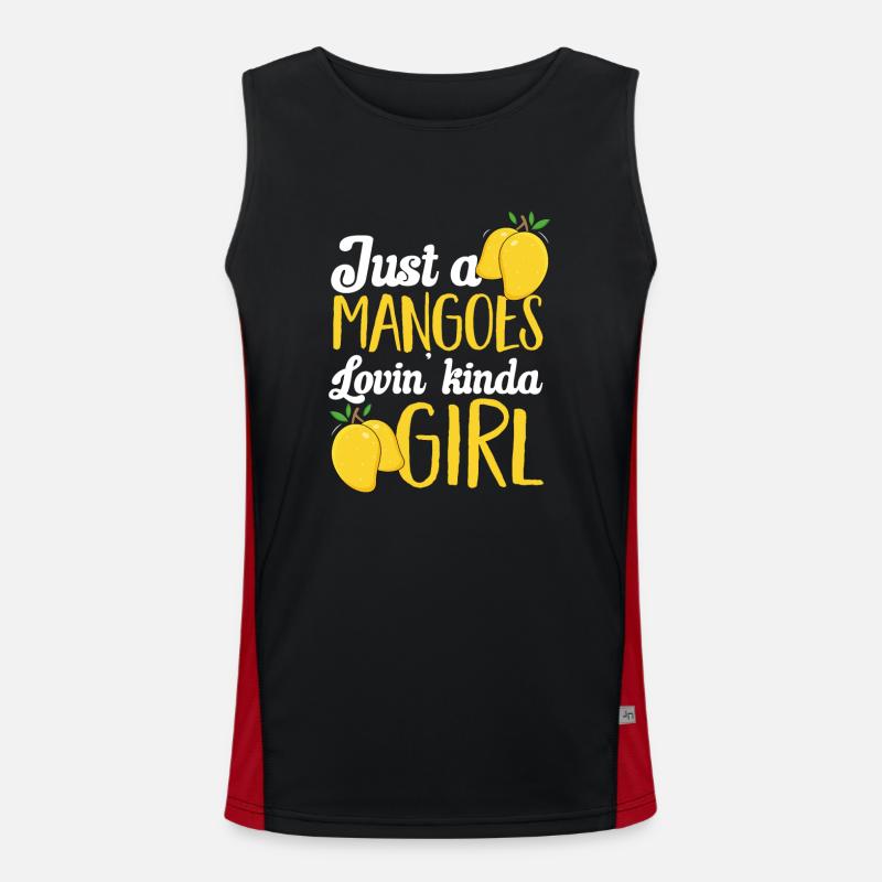 Mango Fruit Mango Men's Functional Contrast Tank Top 