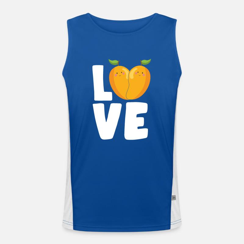 Mango Fruit Mango Men's Functional Contrast Tank Top 