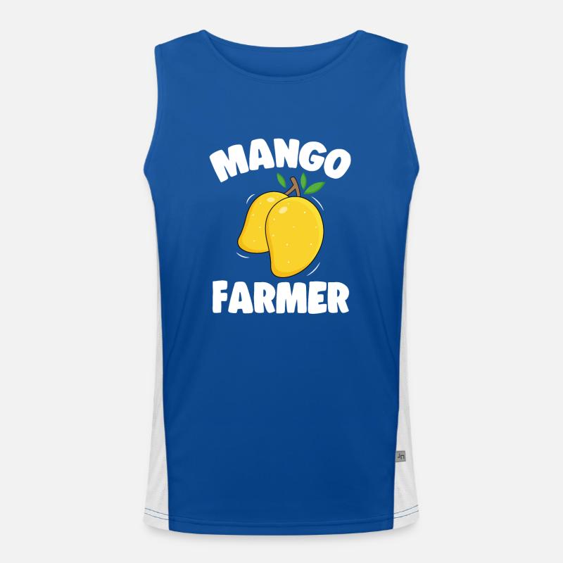 Mango Fruit Mango Men's Functional Contrast Tank Top 