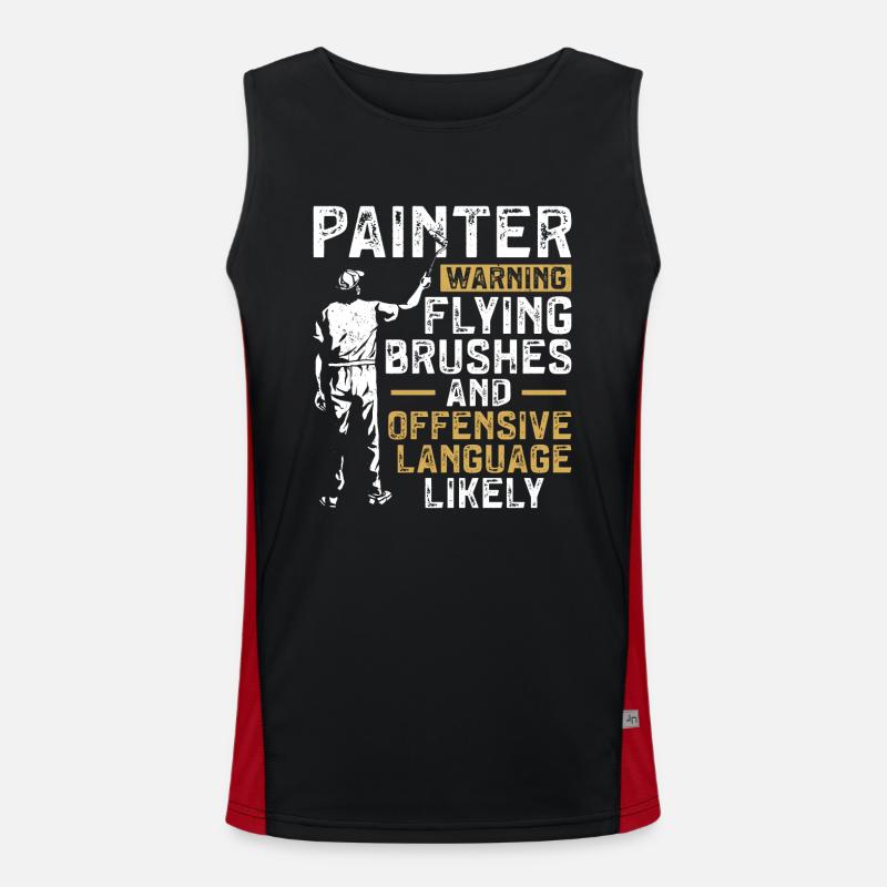 House Painter Decorator Painter Funktionelles Kontrast-Tank Top für Männer 