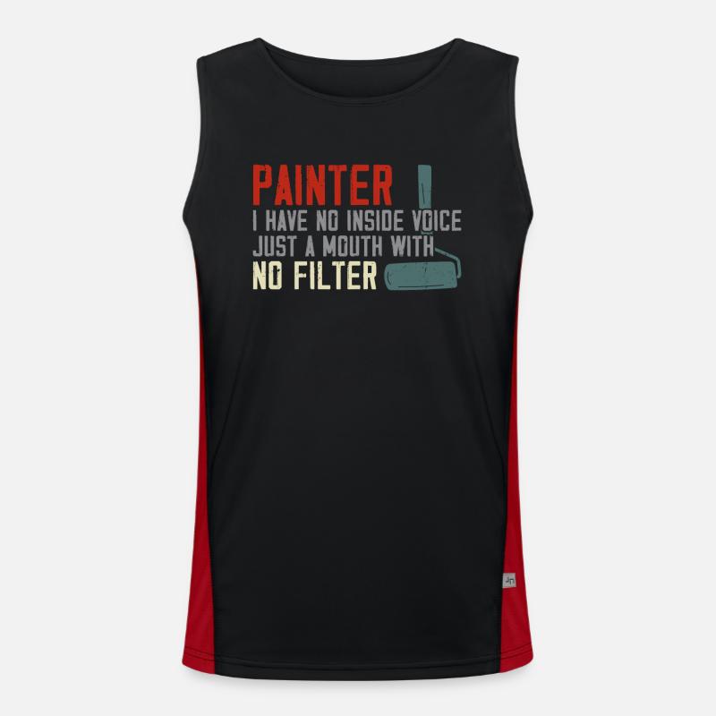 House Painter Decorator Painter I Funktionelles Kontrast-Tank Top für Männer 