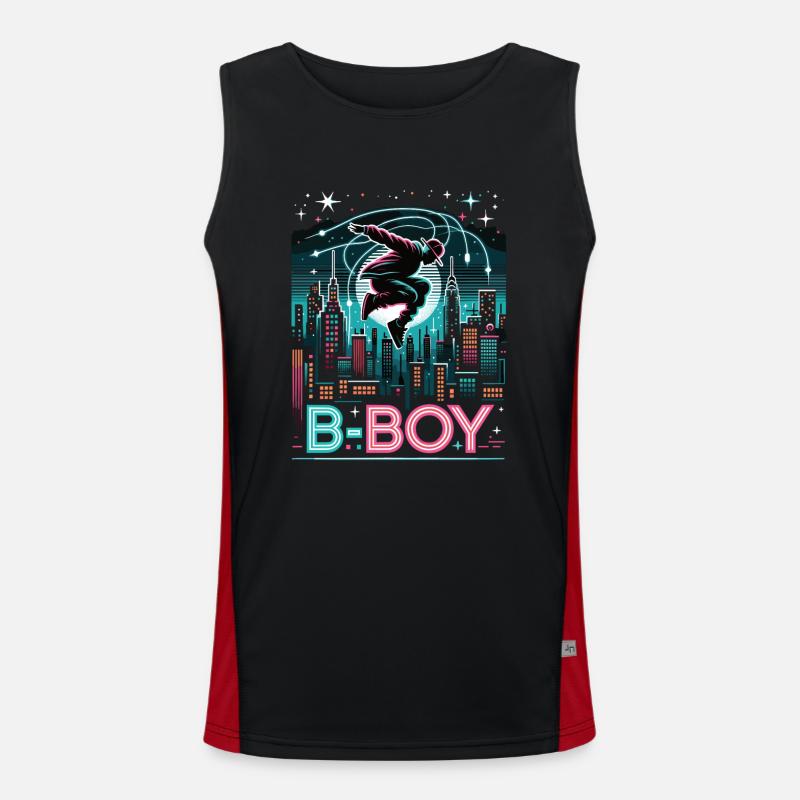 Breakdance Breakdancer Breakdance Enfants Débardeur respirant contrasté Homme 