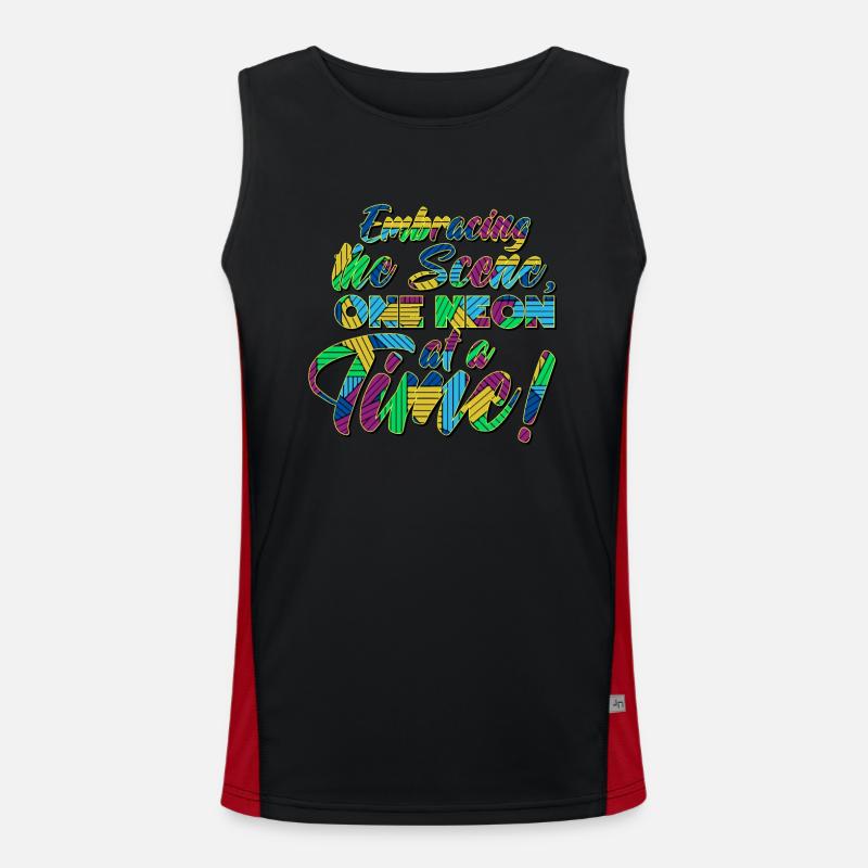 Drôle Scenecore Emo Goth Phase Débardeur respirant contrasté Homme 