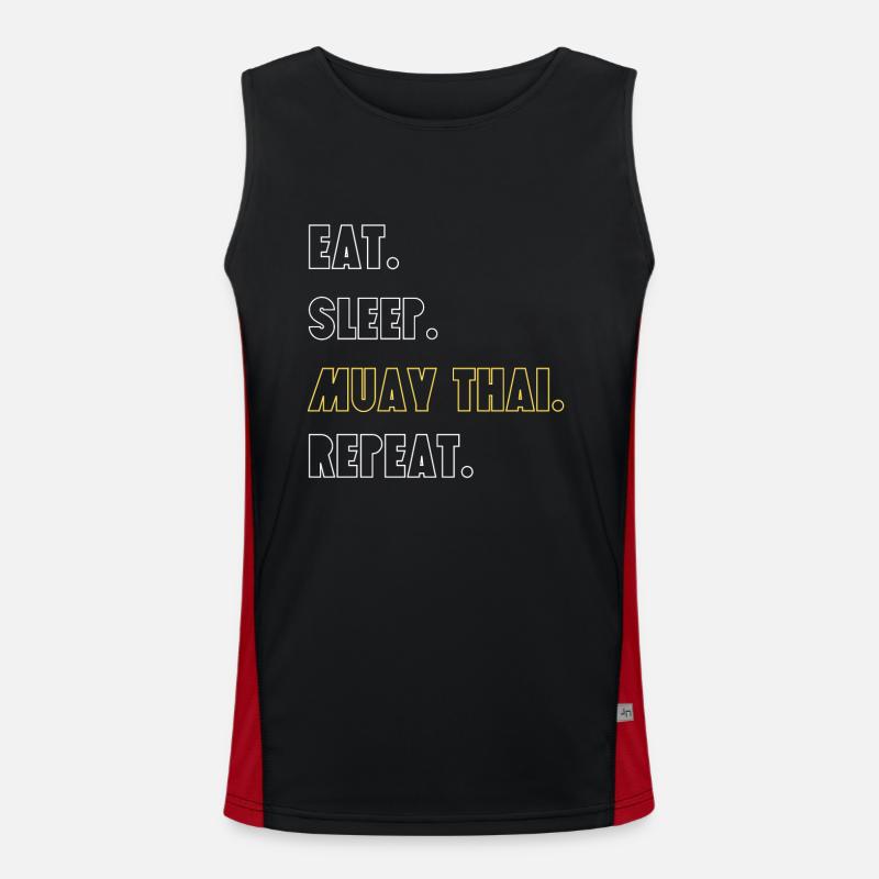 Muay Thai Funktionelles Kontrast-Tank Top für Männer 