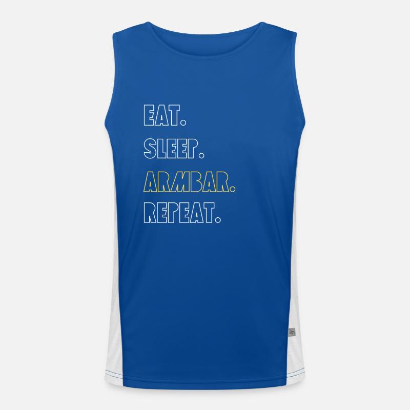 Armbar Grappling BJJ Men's Functional Contrast Tank Top 