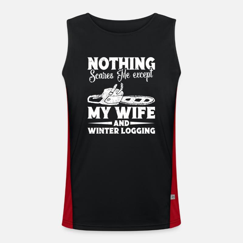 Work Boots Arborist Tools Equipment Lumbe Men's Functional Contrast Tank Top 