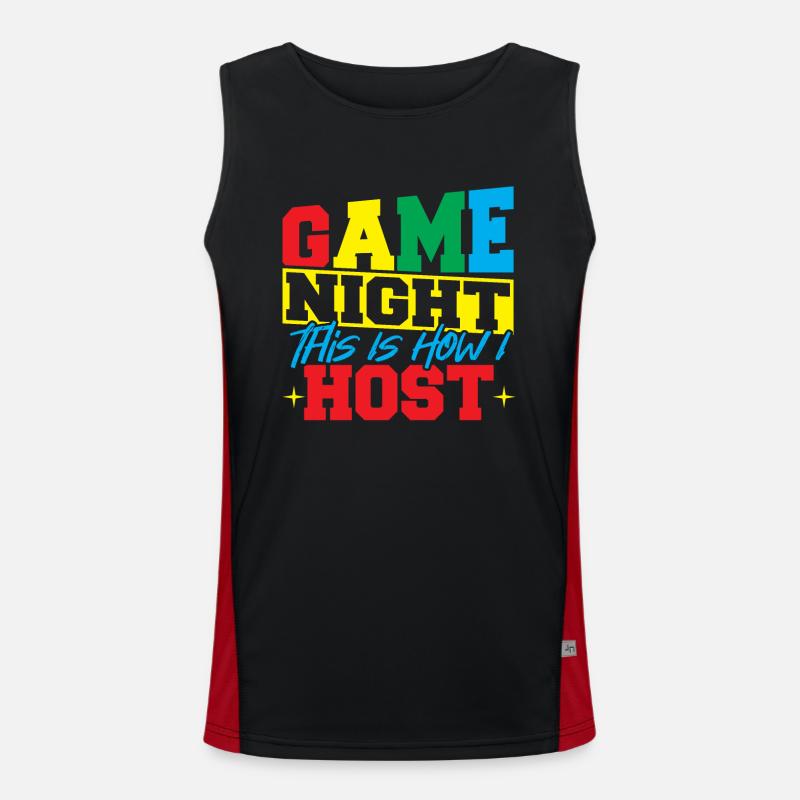 Board Games Game Board Gift Men's Functional Contrast Tank Top 