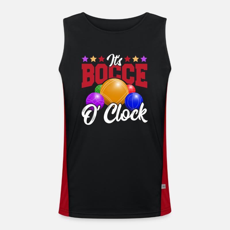 Bocce Men's Functional Contrast Tank Top 