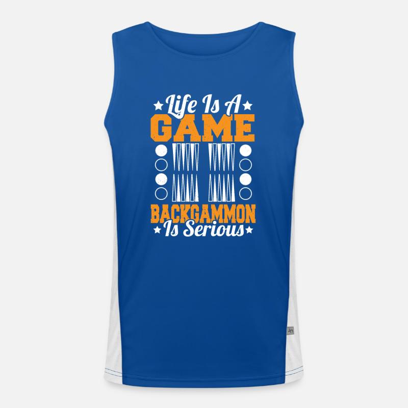 Backgammon Men's Functional Contrast Tank Top 