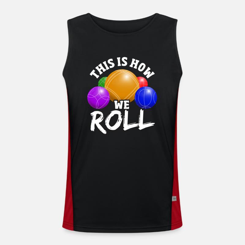 Bocce Men's Functional Contrast Tank Top 