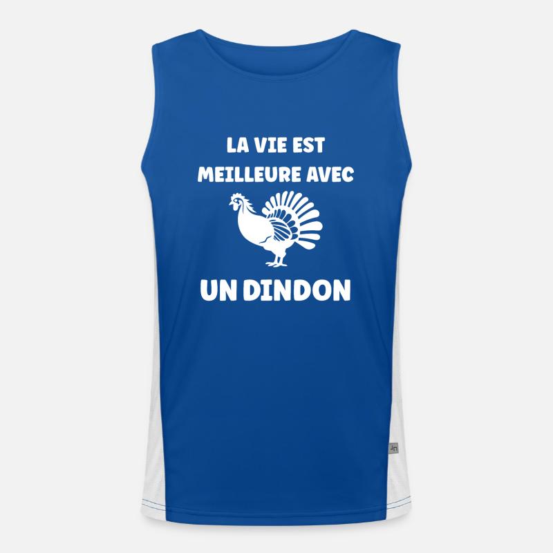 dindons Débardeur respirant contrasté Homme 