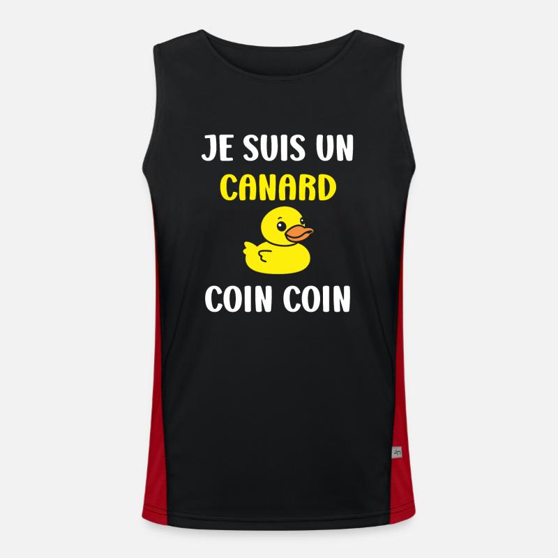 Je suis un canard Débardeur respirant contrasté Homme 