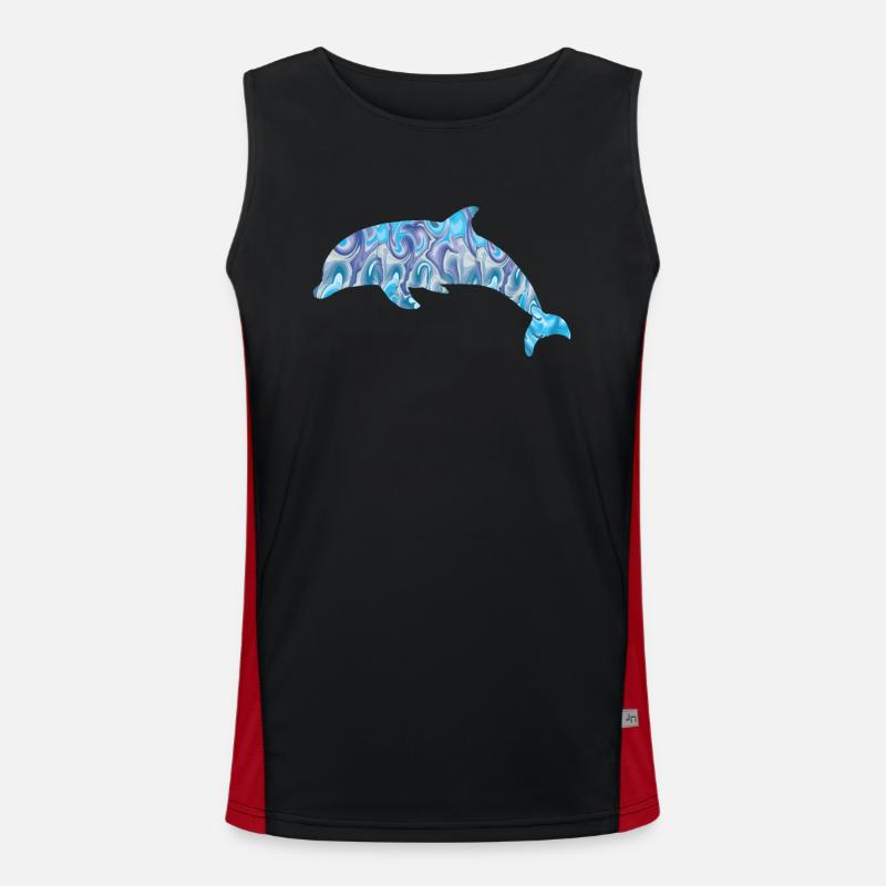 Dolphin Men's Functional Contrast Tank Top 